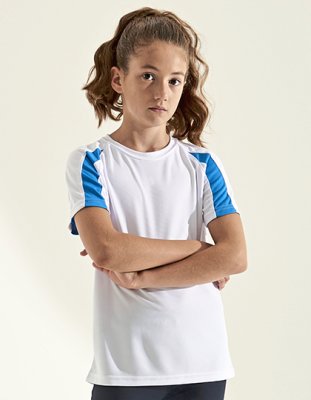 Kinder Sportshirt Contrast AWDis JC003J